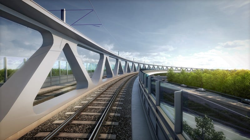 U81 Stadtbahnbrücke über den Nordstern